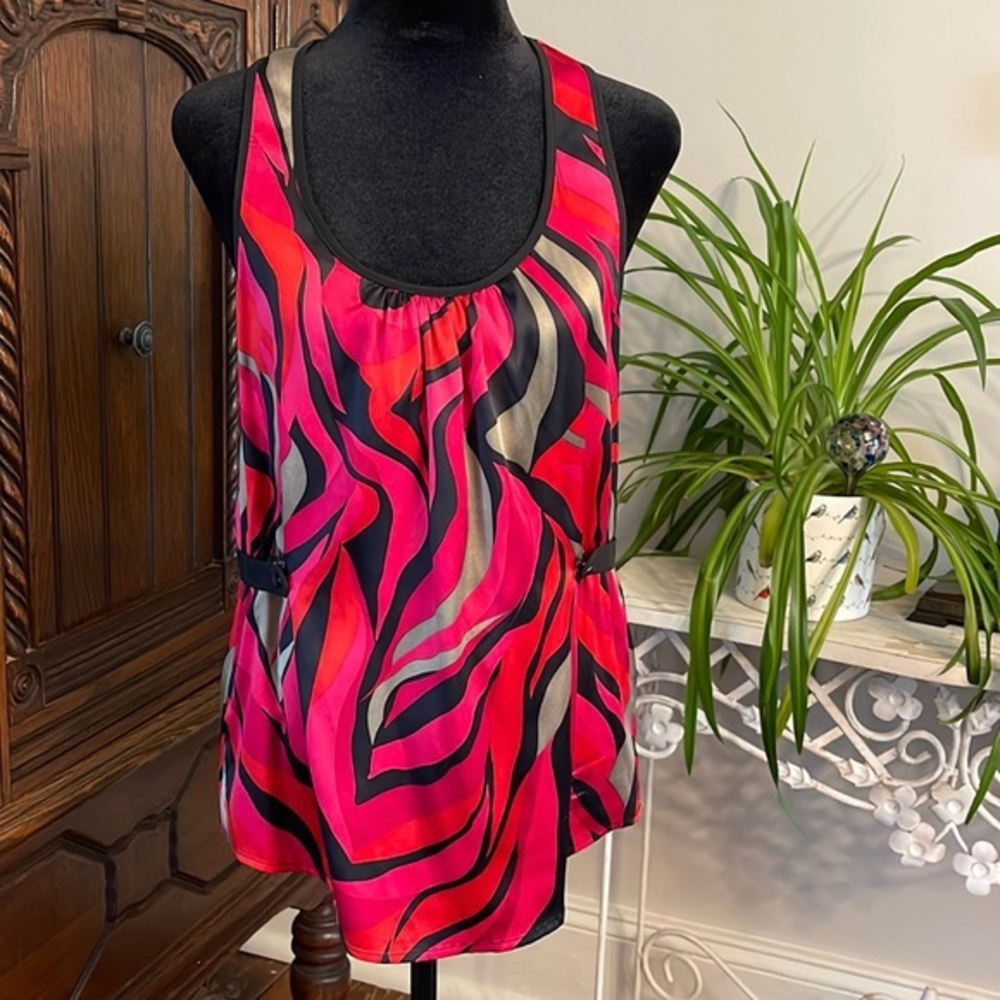 Trina Turk Silk‎ Blouse size S